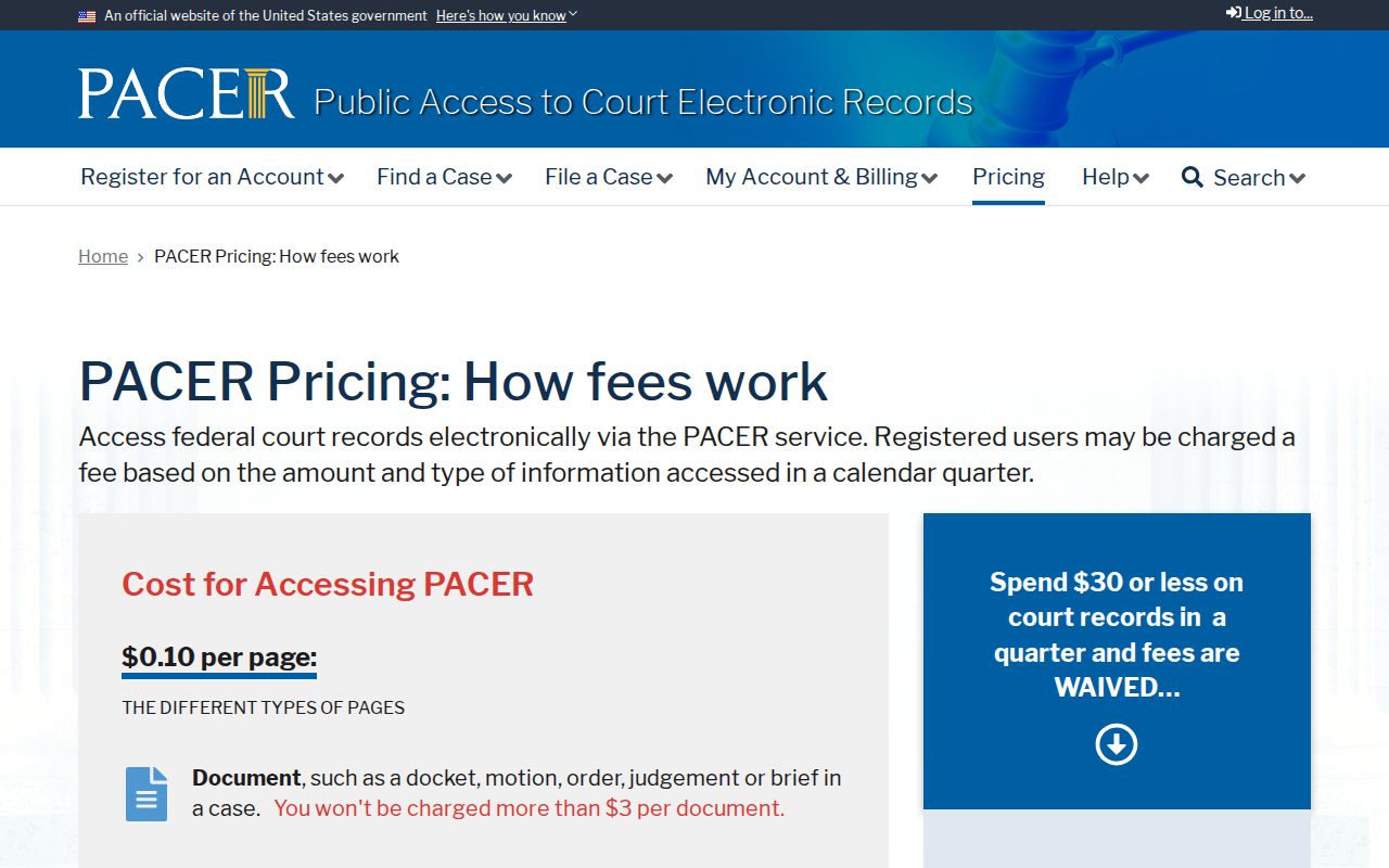 Federal docket access distinction for Sioux County arrest warrant records